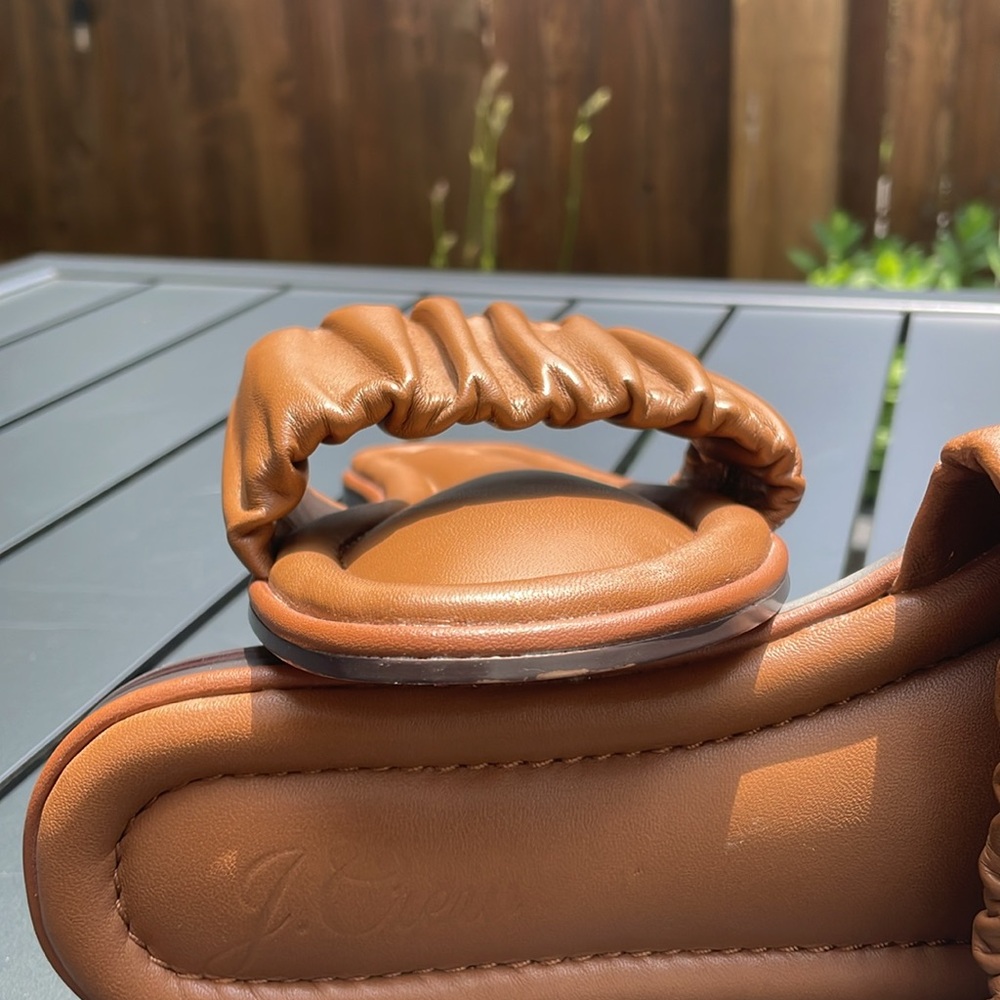 J. Crew Menorca Scrunchie-Strap Slides - Picture 7 of 15
